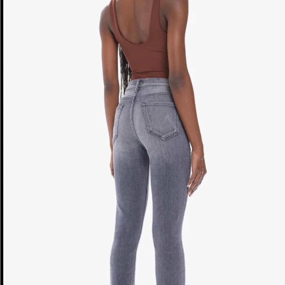 MOTHER Women's Charcoal Skinny Jeans - wore once almost new